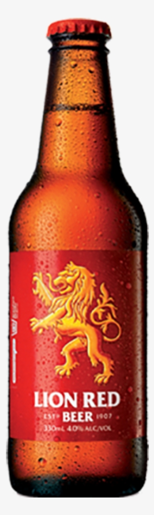 Kingfisher Beer Bottle Png Download - Lion Red #2575300
