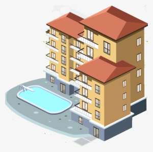 Black And White Download Apartment Clipart Apartment - Apartment Png #2575357