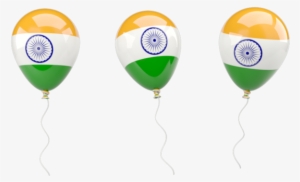 Illustration Of Flag Of India - Indian Flag Balloon Png #2577530