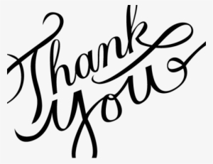 Never Miss A Moment - Thank You Calligraphy Transparent #2577643