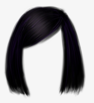 Short Hair Png Image - Black Hair #2578501