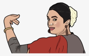 Woman, Indian, Indian Woman - Cartoon #2578710