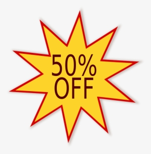 Download 50% Off Discount Offer Png Transparent Images - Vector Graphics #2579250