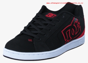 Dc Shoes Net Black/red 07225-02 Mens Leather Rubber - Sneakers #2579863