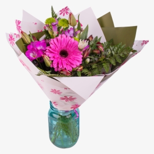 Bright, Bold, Vivid, Stimulating Hand-tied Flower Bouquet - Flower #2580428