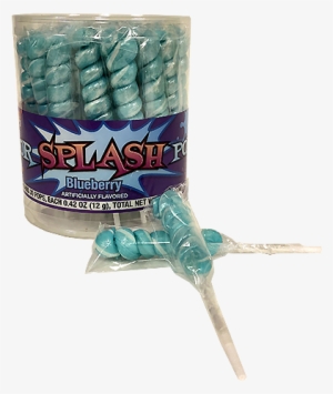 Pearl Baby Blue & White Color Splash Blueberry Unicorn #2580611