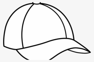 Birthday Cap Line Drawing - Drawing Picture Of Cap #2581397