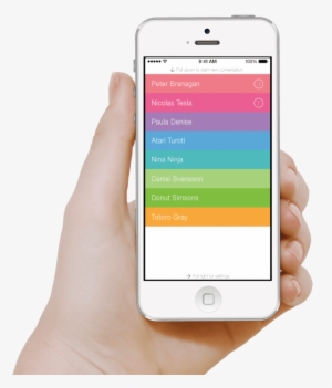 Free Png Mobile Phone With Touch Png Images Transparent - Mobile On Hand Png #2581699