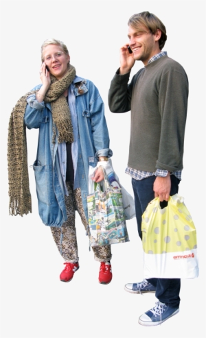 Mobile Phones Png Image - Cut Out Shopping People Png #2581982