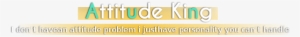 And Text Pngs - Text Attitude Png Transparent #2582225