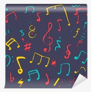 Background Colorful Music Notes Vector Illustration - Number #2582498