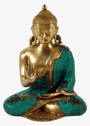 Vitarka Mudra Brass Buddha Idol - Idols (south Africa) #2582989