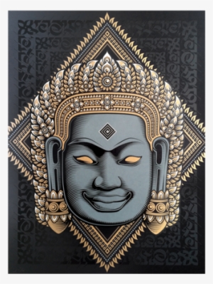'bayon Buddha' Serigraph #2583128