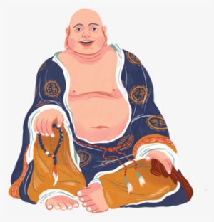 Budai, Hotei Or Pu-tai Is A Chinese Folkloric Deity - Illustration #2583188