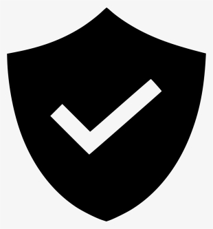 Shield Check Mark Rubber Stamp - Check Mark #2583825