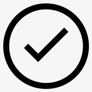 Check Mark Rubber Stamp - Circle Check Mark Png #2583892