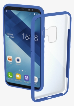 "frame" Cover For Samsung Galaxy A6 , Transparent/blue #2584393 "frame" Cover For Samsung Galaxy A6 , Transparent/blue #2584393