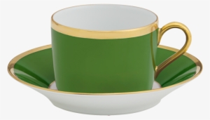 Haviland C Parlon Arc En Ciel Terracotta Tea Cup And #2584696