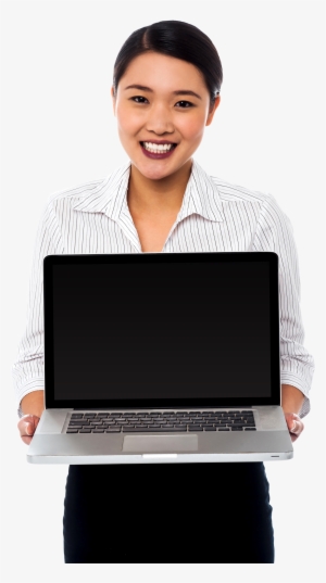 Girl With Laptop Png Image - Girls With Laptop Png #2585233