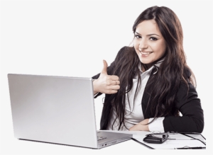 Girl With Laptop Png - Educational,vocational Guidance And Counselling #2585257