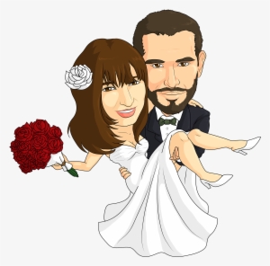 Caricature For A Wedding - Cartoon #2585261