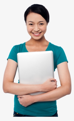 Girl With Laptop Png Image - Portable Network Graphics #2585312