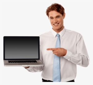 Free Png Men With Laptop Png Images Transparent - Man With Laptop Png #2585633