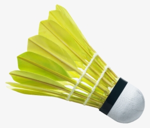 Badminton Birdie Yellow - Badminton Volant Png #2586864
