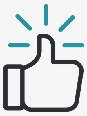 82% - Thumbs Up Icon Svg #2587871