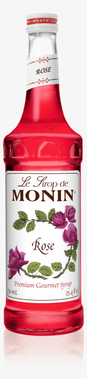 750 Ml Rose Syrup - Monin Rose Syrup 750 Ml #2588208