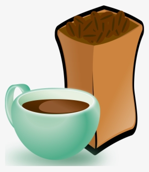 This Free Icons Png Design Of Cup Of Coffee With Sack #2588300