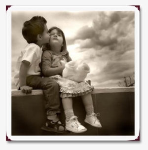 6)only The Open Heart Receives - Cute Kids Kissing #2588442