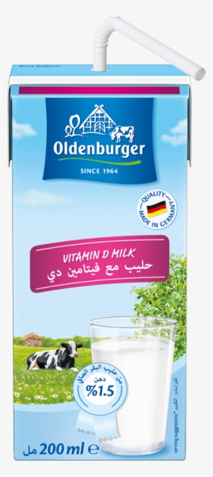 Oldenburger Uht Vitamin D Milk Png - Oldenburger Skimmed Milk #2588462