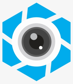 Vector Black And White Library Lens Vector Abstract - Blue Lens Vector #2588492