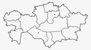 Kazakhstan Provinces Blank - Blank Map Of Kazakhstan #2588879