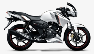 Tvs Apache Rtr 160 Double Disc - White Apache Rtr 160 #2588915