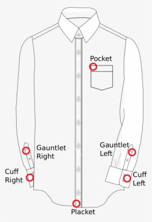 Dress Shirt Monogram Locations - Dress Shirt Monogram Location #2589459