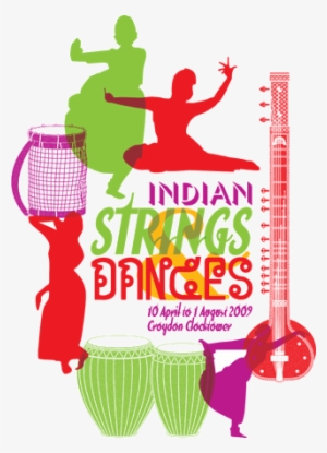 Logo Of The 'indian Strings & Dances' Exhibition At - Indian Music And Dance #2589765