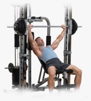 Body Solid Psm1442xs Smith Machine Home Gym Package #2590133