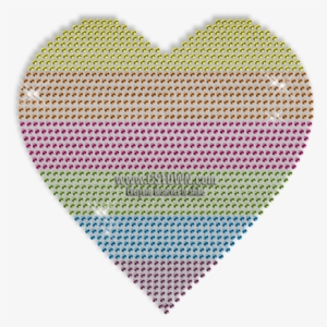 Best Custom Sparkling Heart In Five Colors Neon Rhinestud - Scalable Vector Graphics #2590527