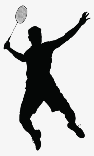 Don't Look Here - Badminton Silhouette Clipart Png #2591415