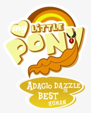 Adagio Dazzle, Artist - My Little Pony Boy Logo #2592817