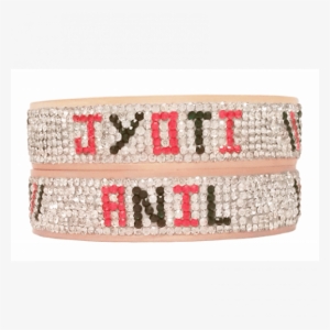 Red Green Bridal Name Bangles-n8 - Choora #2593172