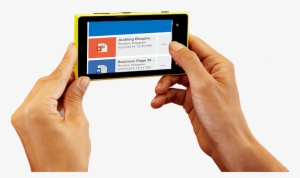 Download Mobile Cell Phone In Hand Png Transparent - Smartphone Hands Png #2593823