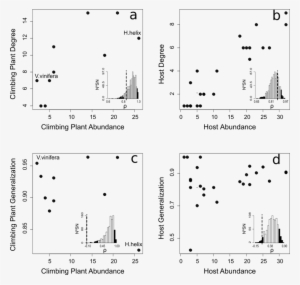 Relationships Between Abundance And Both Species Degree - Diagram #2594000