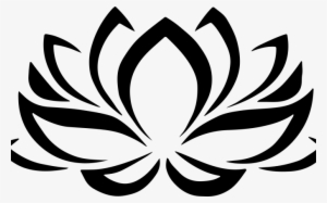Lotus Flower Pictures Black And White Hdwall - Lotus Flower Clipart Png #2594057