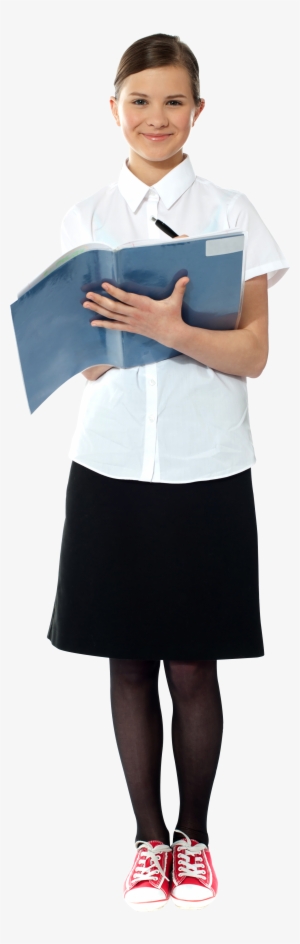 Young Girl Student Free Commercial Use Png Images - School Uniform #2594452
