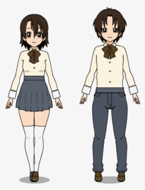 Kurishibetsu High School Uniform - High School Student Uniform Png #2594536