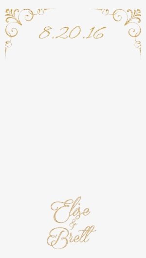 Wedding Snapchat Geofilter Geofilter Wedding, Wedding - Calligraphy #2594825