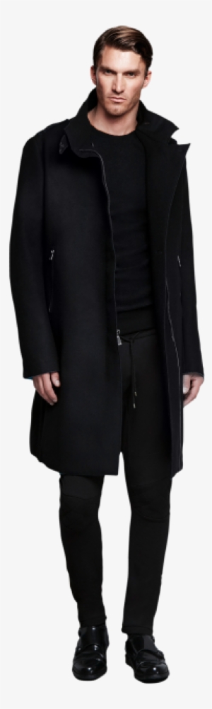 Man In Black Trench Coat #2594950